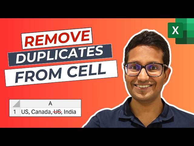 Remove Duplicates Within a Cell in Excel (2 Easy Ways)