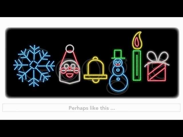 Happy Holidays from Google (doodle)