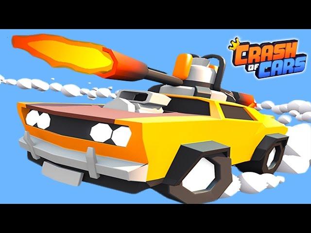 Crash of Cars DANGEROUS CARS Game cartoon for children about race COMBAT CARS from Cool GAMES