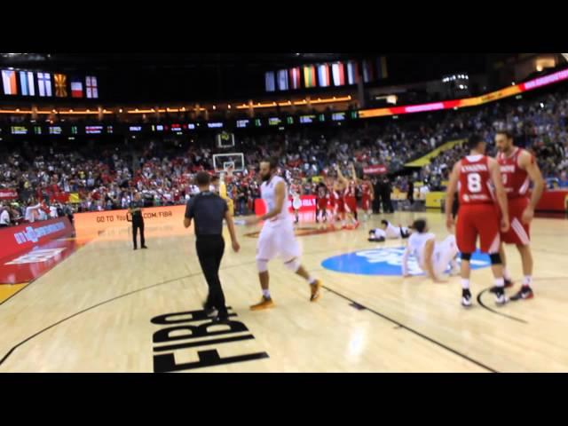 Turkey - Italy last seconds, Eurobasket 2015 Εurohoops