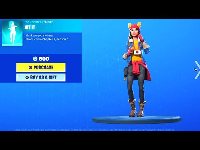 *NEW* HIT IT Icon Series TikTok Emote! (Fortnite Item Shop)