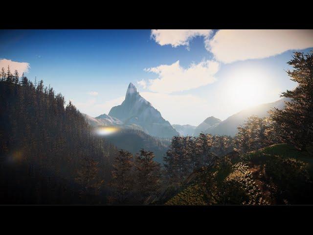 Unity3D - Creating A Beautiful Scene With Standard Assets V3 [Timelapse]