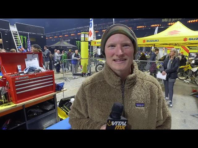 2018 Paris Supercross: Justin Hill