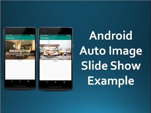 Android Auto Image Slider with round Indicator