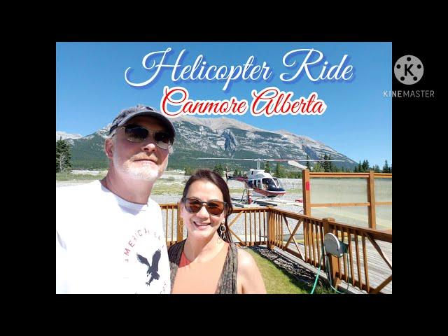 SPECTACULAR HELICOPTER RIDE - Canmore Alberta