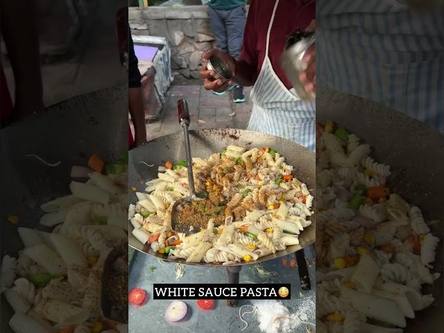 WHITE SAUCE PASTA  | Indian street food #shorts