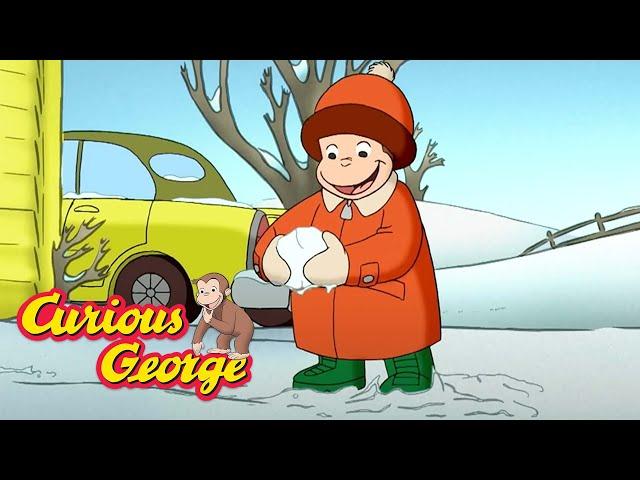 Snowy Day ️  1 Hour of Curious George Adventures  Cartoons for Children