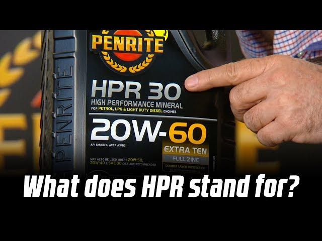 What does HPR from the Penrite Oil HPR range stand for? Find out here!