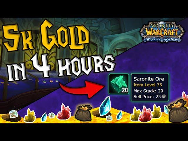 5k in 4 Hours?! SECRET Wotlk Gold Farm Revealed!