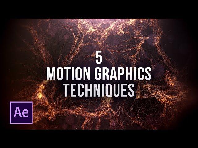 5 Quick Motion Graphics Animation Techniques in After Effects