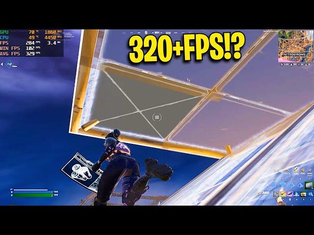 320+ FPS?! | RYZEN 5 5600 | GTX 1070 | Fortnite Solo Ranked Benchmark (Performance Mode)