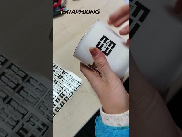 Uv DTF printer printing display~~GraphKing Digital Printer