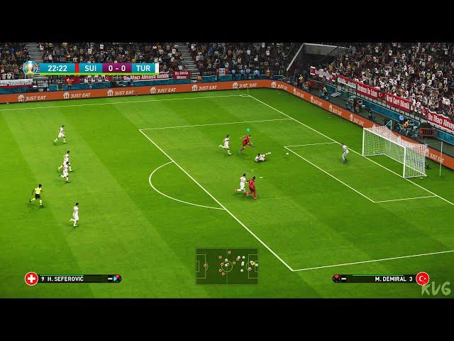 eFootball PES 2021 - Switzerland vs Turkey - UEFA EURO 2020 Gameplay (PS5 UHD) [4K60FPS]