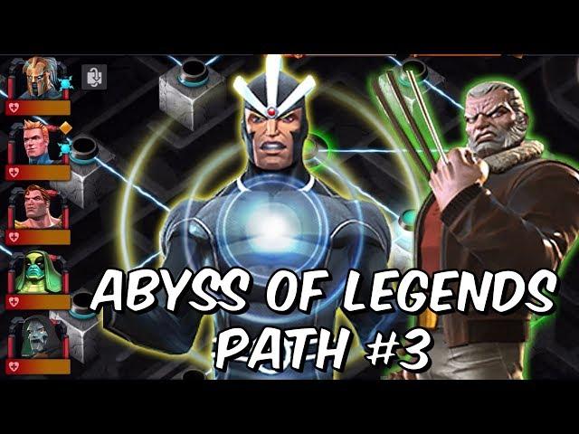 Abyss of Legends Path #3 - Havok, Old Man Logan, Red Skull, Karnak - Marvel Contest of Champions