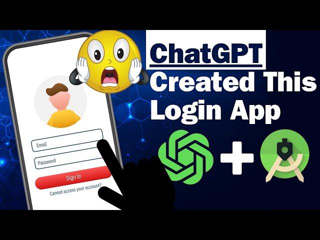 ChatGPT created a Login App using Android Studio