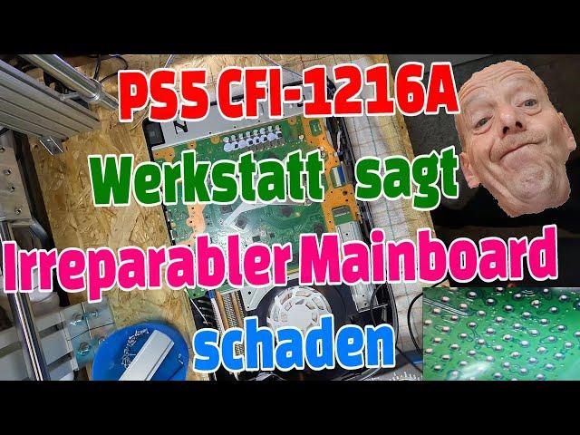 PS5 Techniker  sagt  Irreparabler Mainboard  schaden