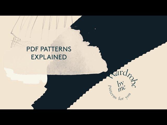 How to use a PDF pattern| Sewing Tutorial | Wardrobe By Me