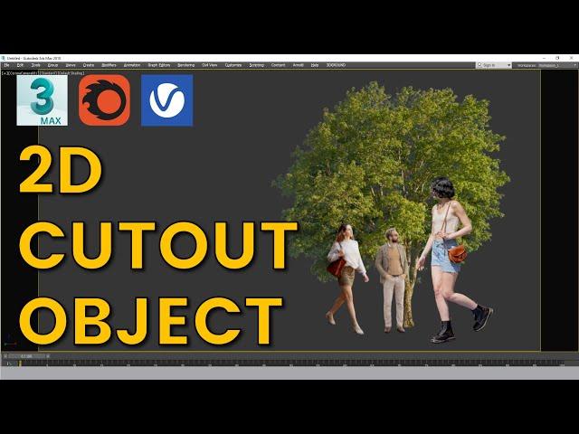 Create 2d Cutouts Object With MaxCutouts v1.0 Script | Eris Graphic