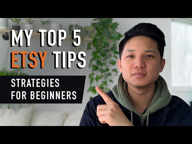 5 TIPS - Selling on Etsy for Beginners 2021 | Etsy Success Tutorial