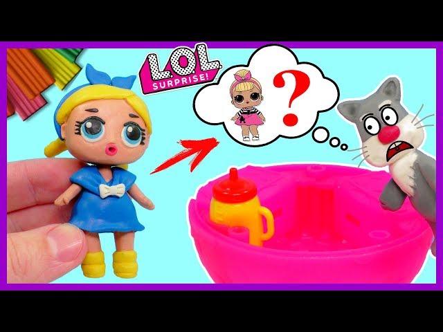 ЛЕПИМ КУКЛУ ЛОЛ из пластилина | LOL SURPRISE