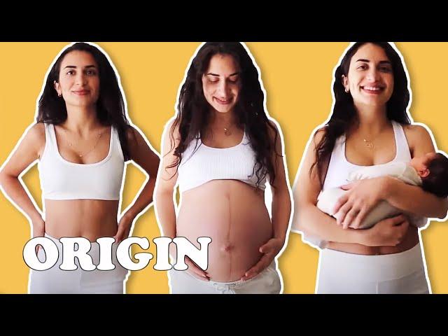 From Bump to Baby - Karin's Pregnancy Time Lapse in 2 Minutes! | Origin