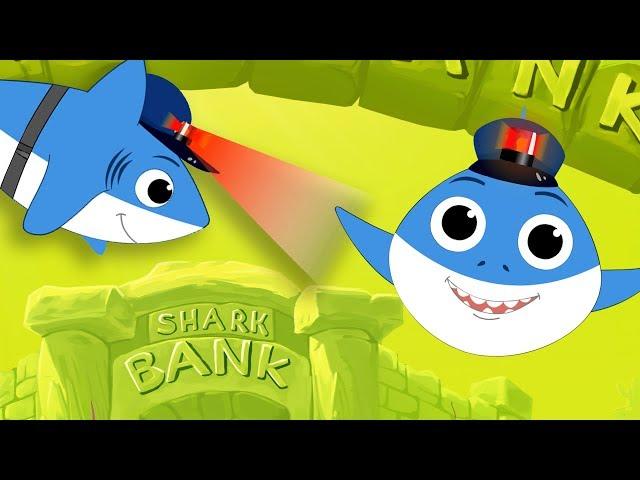 Baby Shark Police Song | Baby Car + T Rex + Plane Kids Songs Playlist by FunForKidsTV