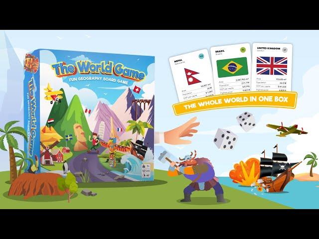 The World Game | Best Geography Board Game  - Fun and educational