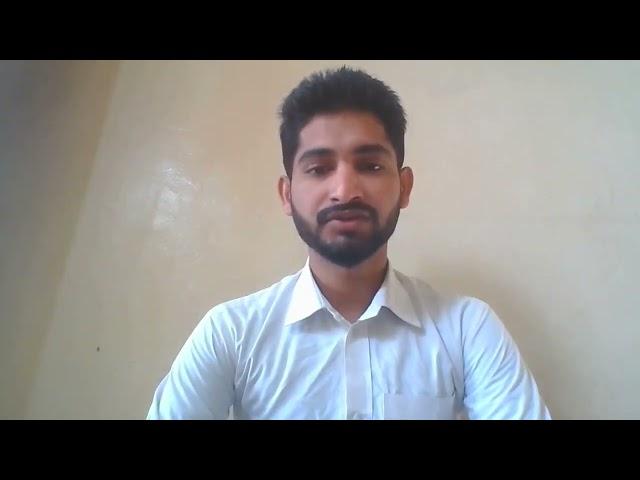 Muhammad Awais Khan Introduction