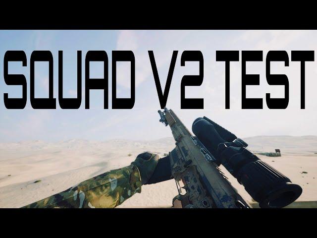 Squad Test Server | Backup Sight & New Weapons