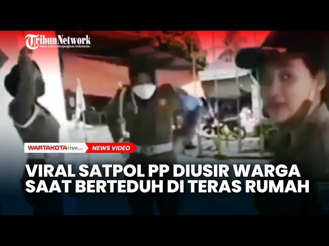 Viral Anggota Satpol PP Diusir Warga Saat Berteduh di Teras Rumah