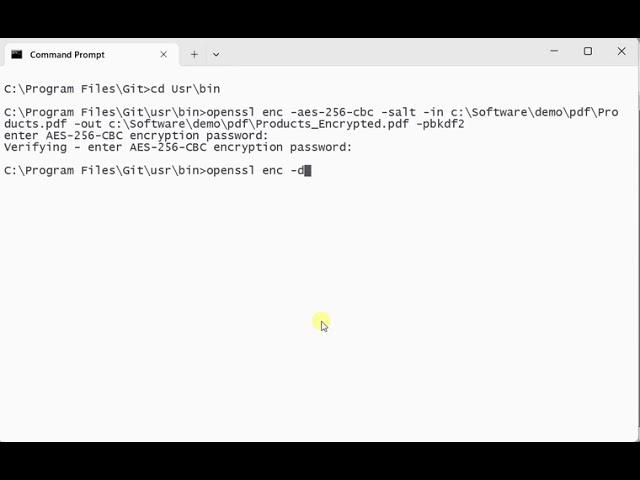 Lock & Unlock Your PDFs with OpenSSL with a Password | Encrypting and Decrypting PDF files