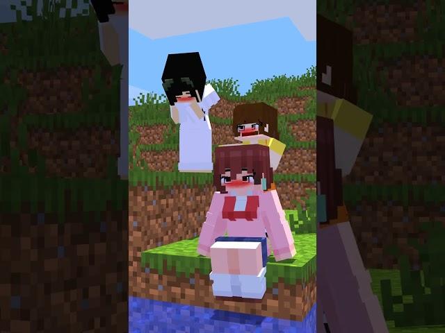 Who Is Stronger? Poor Aphmau VS SquidGame Doll VS Momo VS Sadako  #minecraft #aphmau #shorts