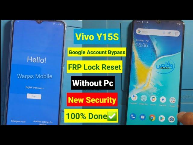 Vivo Y15s Google Account Bypass New Security | Vivo Y15S V2120 FRP Unlock Without Pc by Waqas Mobile