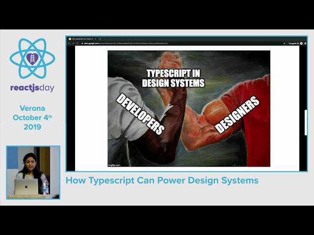 ISHA KASLIWAI - How Typescript Can Power Design Systems - reactjsday 2019