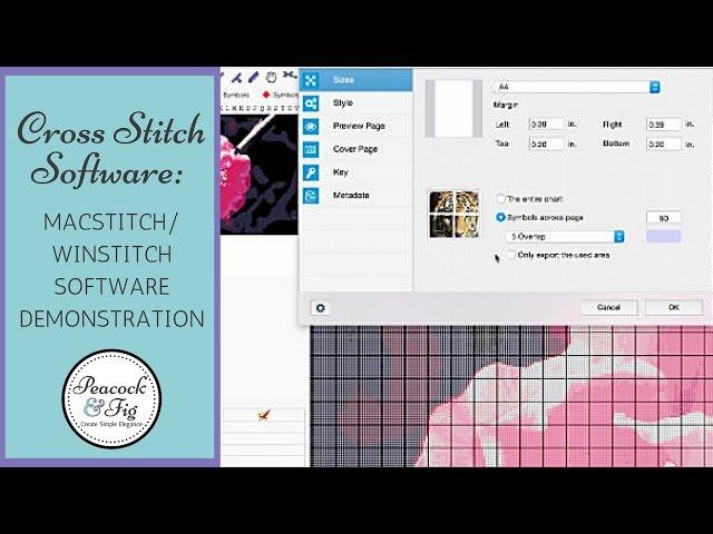 MacStitch/WinStitch cross stitch software demonstration