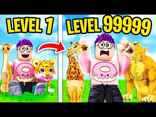 Can We Build A MAX LEVEL ZOO In ROBLOX?! (EVERY RARE ANIMAL UNLOCKED!)