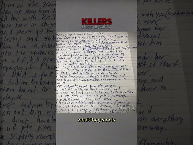 Police Sickened by “Murder Book” #killerscaughtoncamera #shorts