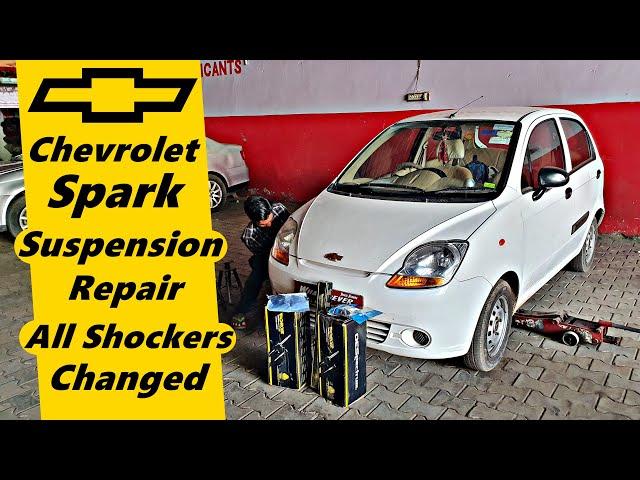 Chevy Spark Suspension repair | Front & Rear Shockers Changed