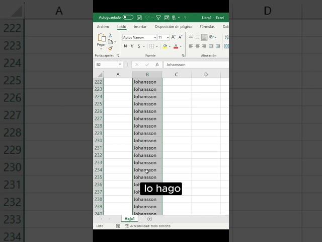 Truco excel para repetir una celda a varias inténtalo está fácil #excel #tutorial #tips