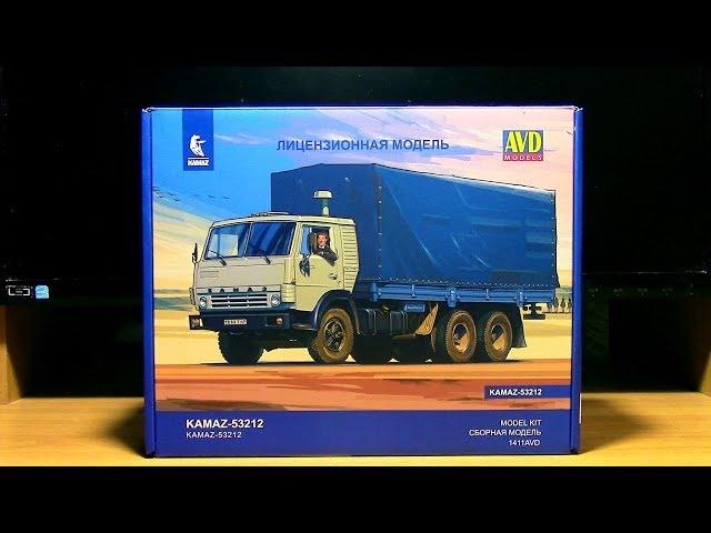 Сборная модель грузовика КАМАЗ 53212 AVD models