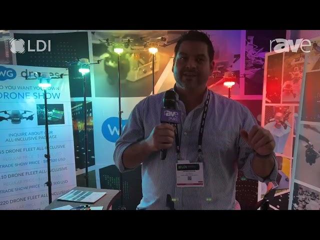 LDI 2023: WG Drones Showcases DR-001 and DR-002 Drones for Light Shows