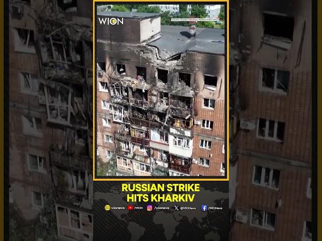 Russia-Ukraine War: Drone Captures Damage To Residential Building In Kharkiv | WION Shorts