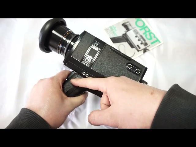 NOS Porst Super 8 camera WORKING 8mm film camera Porst ZR360 TESTED | FREExWorldxShipping