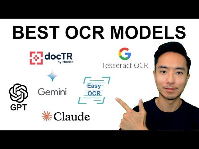 Best OCR Models to Extract Text from Images (EasyOCR, PyTesseract, Idefics2, Claude, GPT-4, Gemini)