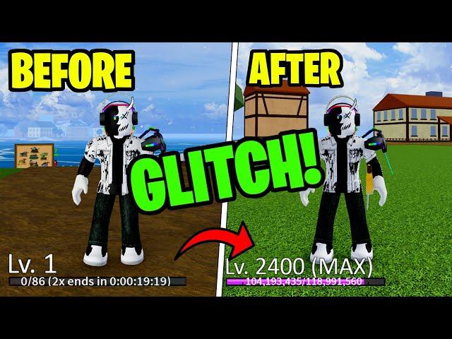 *GLITCH* HOW TO GET MAX LEVEL IN 10 MINUTES (BLOX FRUITS 2023,2024)