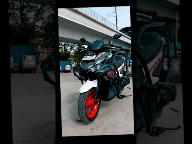 yahama aerox 155cc liquid-cooled engine 2024 #yahama #aerox155 #bike #2024 #scooter #shortvideo #op