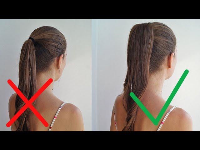 VOLUMINOUS PONYTAIL. SUPER HACK