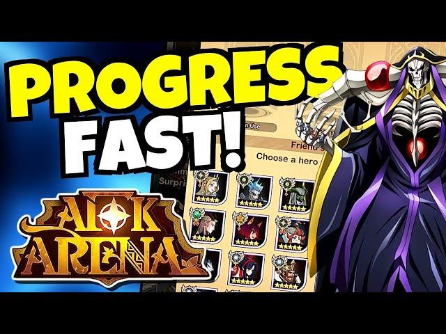 FAST PROGRESS TIPS 2021!!! [AFK ARENA]