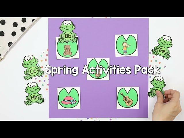 Spring Activities Pack For Preschool