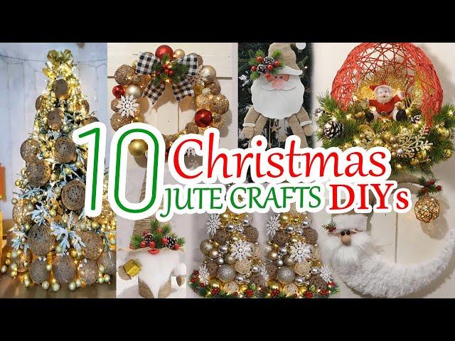 10 Beautiful DIY Jute Christmas Decorations You Can Make at Home 2024